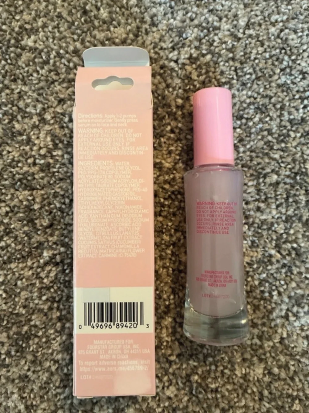 Watermelon Glow Skincare Set Toner Serum & Moisturizer